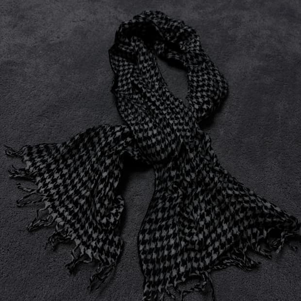 Vintage V-kei,punk mood flannel muffler