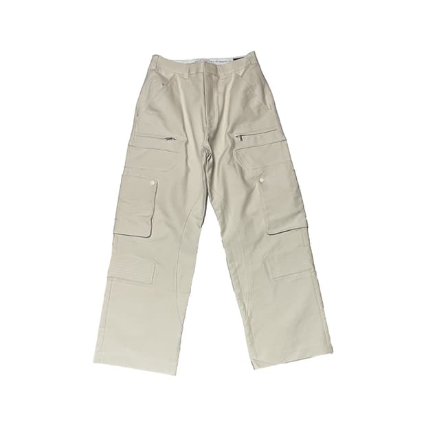 STU 패널 카고 팬츠 크림