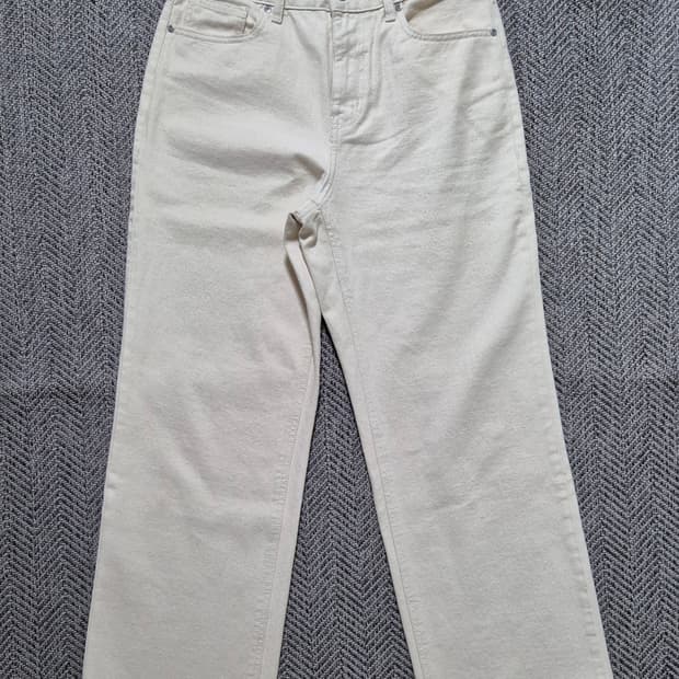 무신사스탠다드 와이드 데님 팬츠 29 (크림)