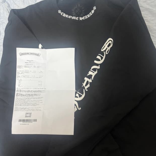 크롬하츠 기모 맨투맨