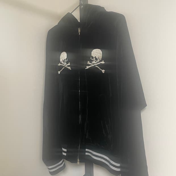 정품 마스터마인드 월드 스컬 자수 후드자켓M사이즈