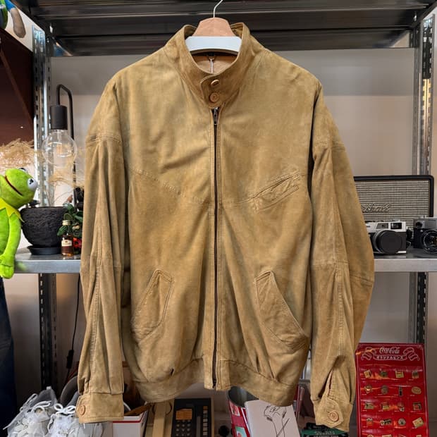 존하워드 빈티지 스웨이드 봄버 자켓 M L XL