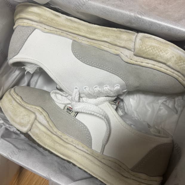 [44] 미하라 야스히로 베이커 og 솔 캔버스 스웨이드