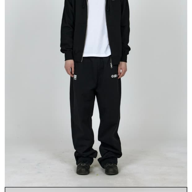 MPa SWEATPANTS (BLACK) 플라스틱프로덕트스웻팬츠