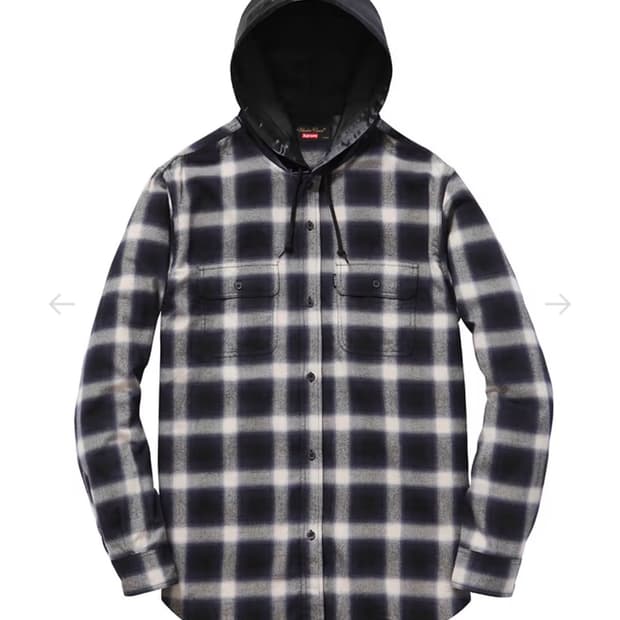 Supreme/UNDERCOVER Hooded Flannel Shirt