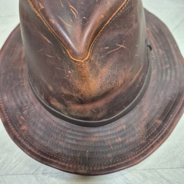 Henschel Hat Co. 가죽 모자 카우보이