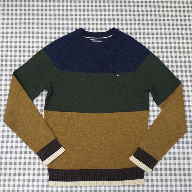 타미힐피거 울100 긴소매 니트 남자95