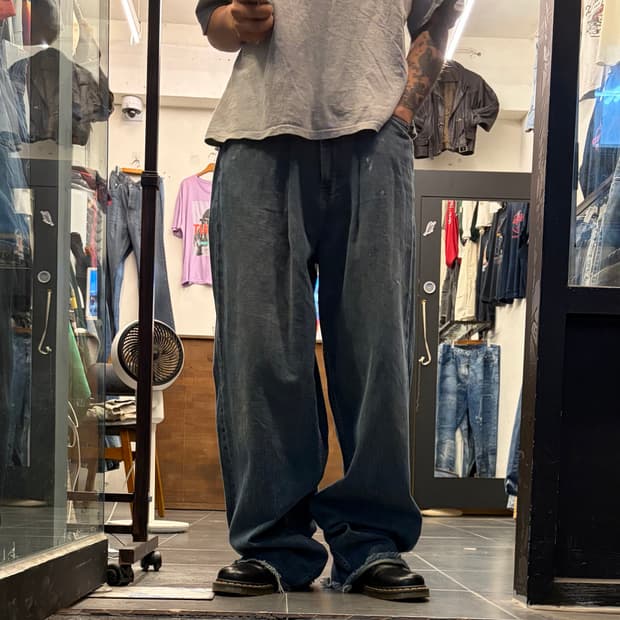 Nautica 데님 녹워싱 힙합팬츠