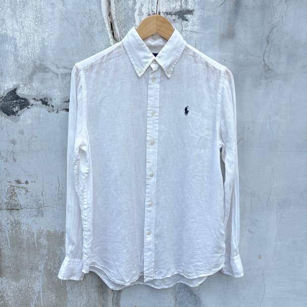 Polo 폴로 흰색 린넨 셔츠