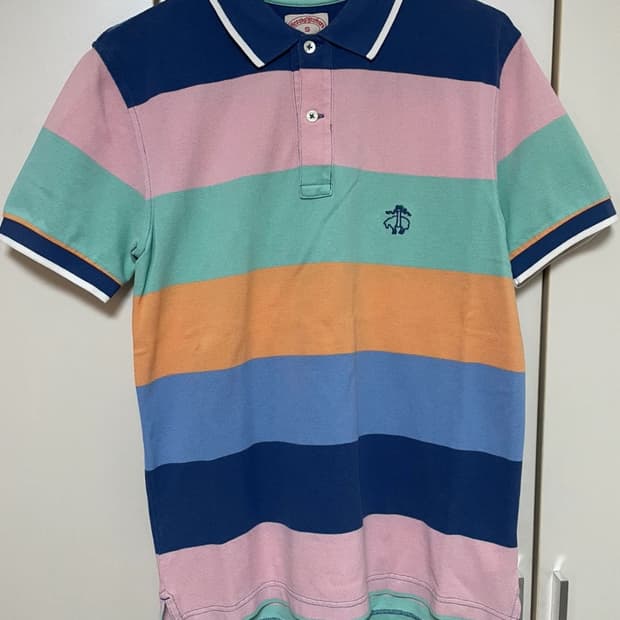 브룩스브라더스 스트라이프 피케이셔츠 S sizs