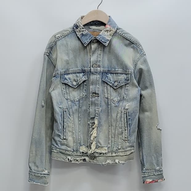 POLO 데님앤서플라이 데미지 트러커 자켓 / 여 S
