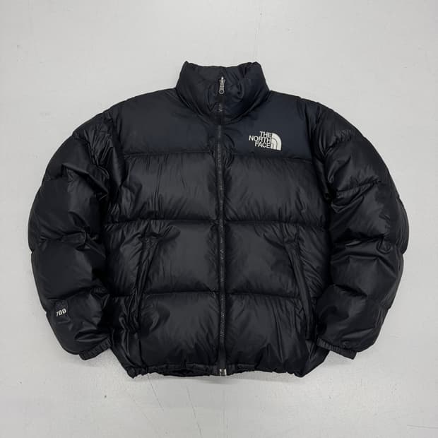 노스페이스 700 눕시 구스다운 푸퍼 패딩 블랙