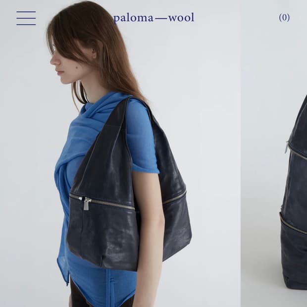 팔로마울 riba 리바 지퍼백 블랙