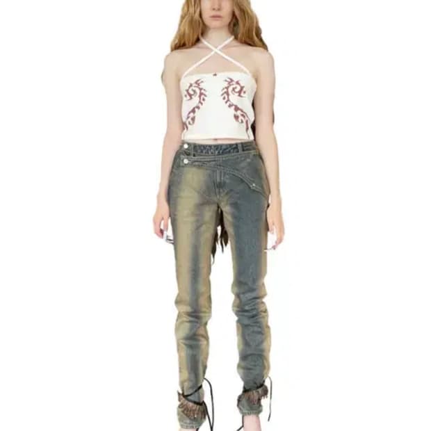 (s size)604service  double layer jeans