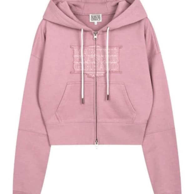 마리떼 후드집업 다크핑크 M