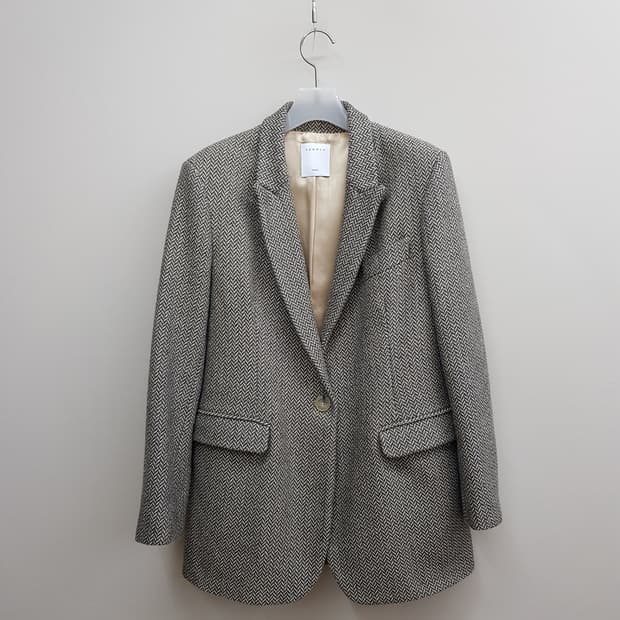 산드로 sandro 시퀸 헤링본 코트 36사이즈