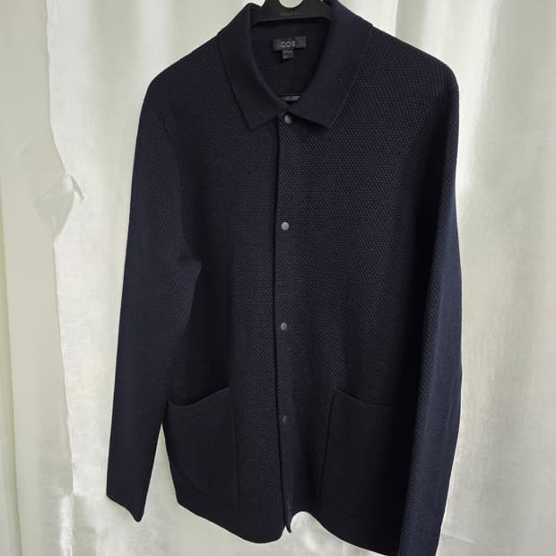 COS 코스 네이비 포켓 가디건 (1680)