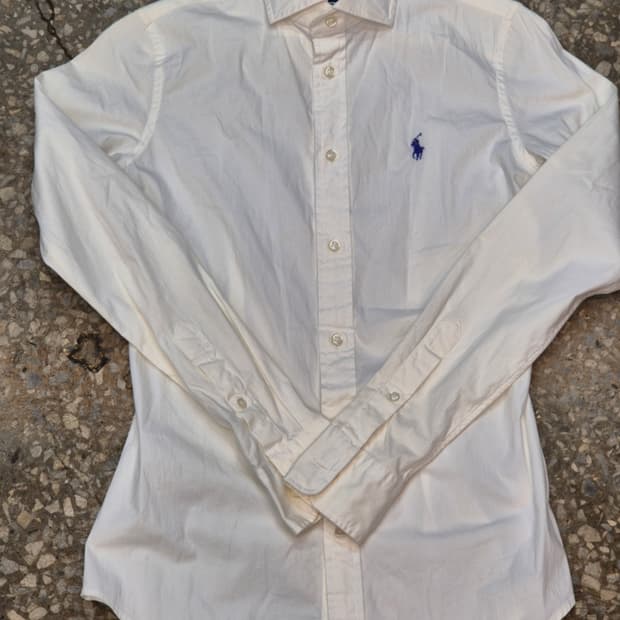 폴로 랄프로렌 흰색 슬림핏 셔츠

155/84A