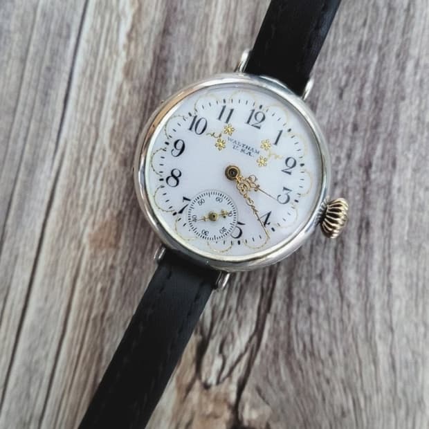 [특가상품]정품 월삼 1925년 에나멜 트렌치 수동 시계