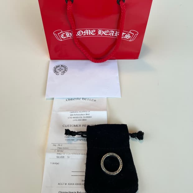 [us10] 크롬하츠 Fuck You 스페이서 링 6mm