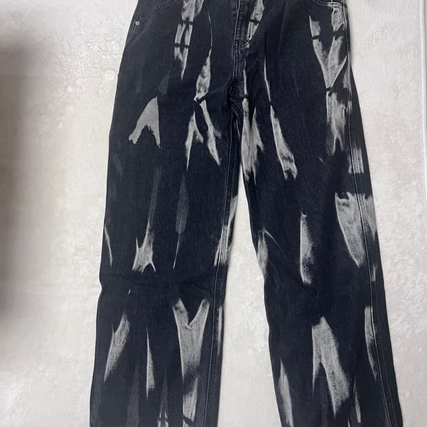 타이다이 워시드 카팬터 데님 팬츠