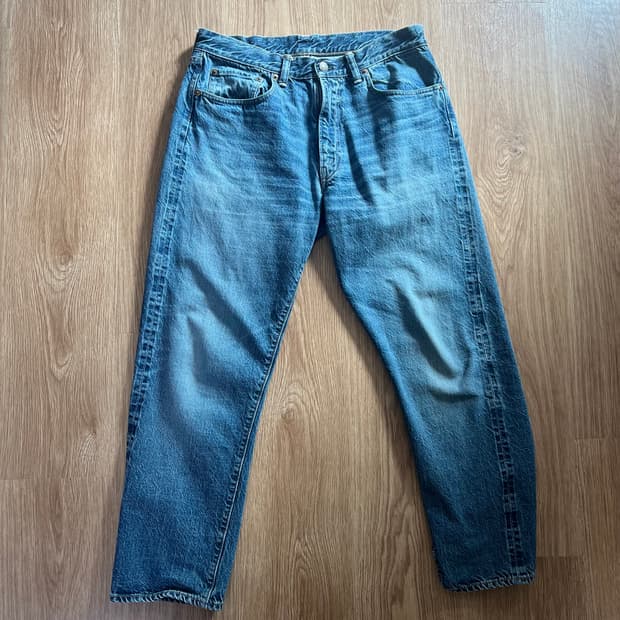 웨어하우스 1105 2nd 라이트 인디고 34사이즈 팝니다