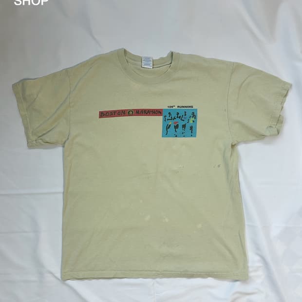 Boston marathon vintage tee
