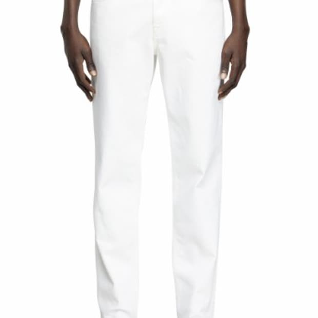 DKNY 크림 데님 팬츠