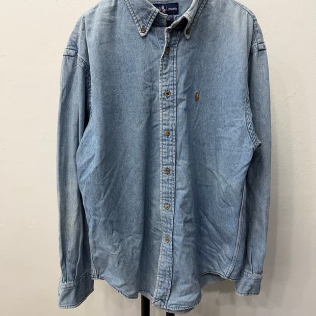 정품) 폴로랄프로렌 남성 데님 셔츠 남방 10(105)