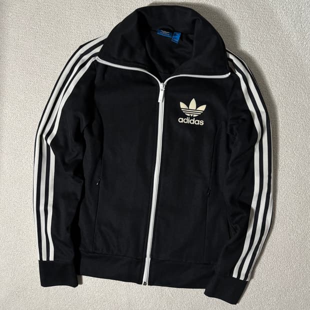 아디다스 구유로파 블랙 트랙탑 져지