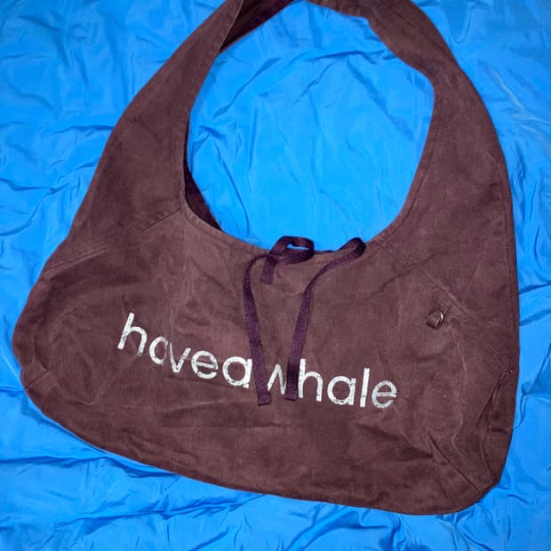 해브어웨일 cotton baguette eco bag (WN)