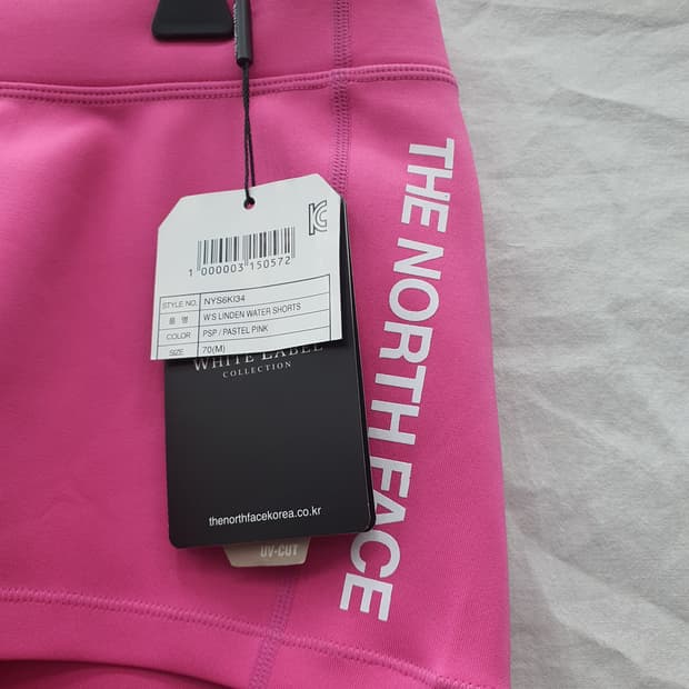노스페이스 여성 래쉬가드 반바지 핑크 70(M) (허리 28~32)