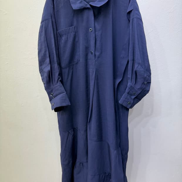 정품) 시스템 한섬 20ss 오버핏 셔츠형 원피스 82