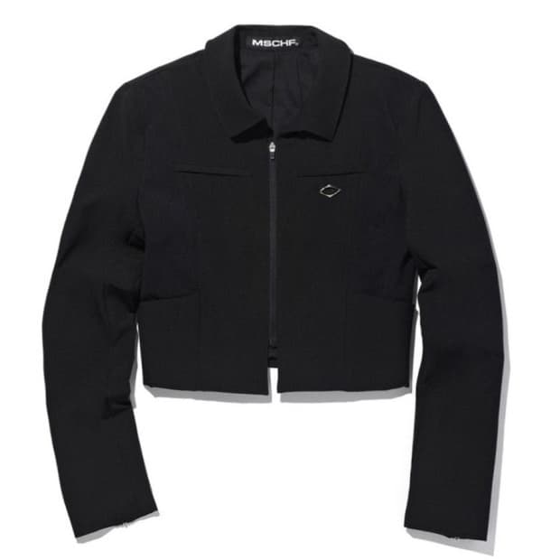 미스치프 유니폼 집업 자켓 블랙 (s)