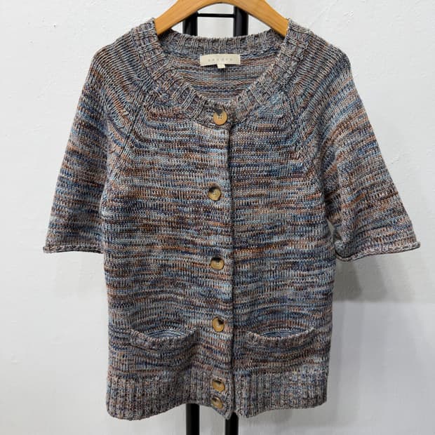 정품) Sandro 산드로 여성 멀티컬러 니트 가디건 1