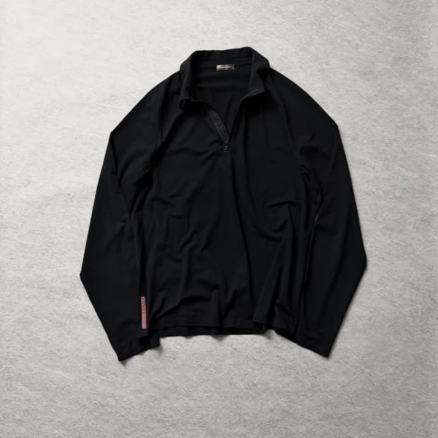 00’s 프라다 레드탭 테크니컬 하프집업