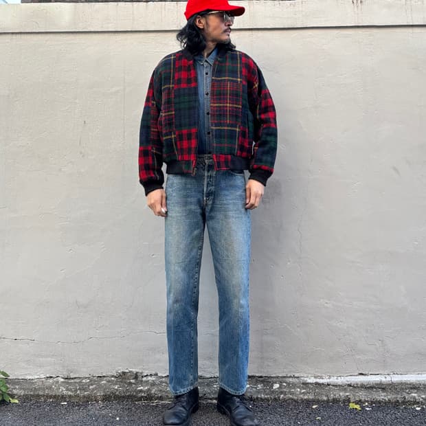 일본 할리우즈 런치 마켓 셀비지 데님 팬츠