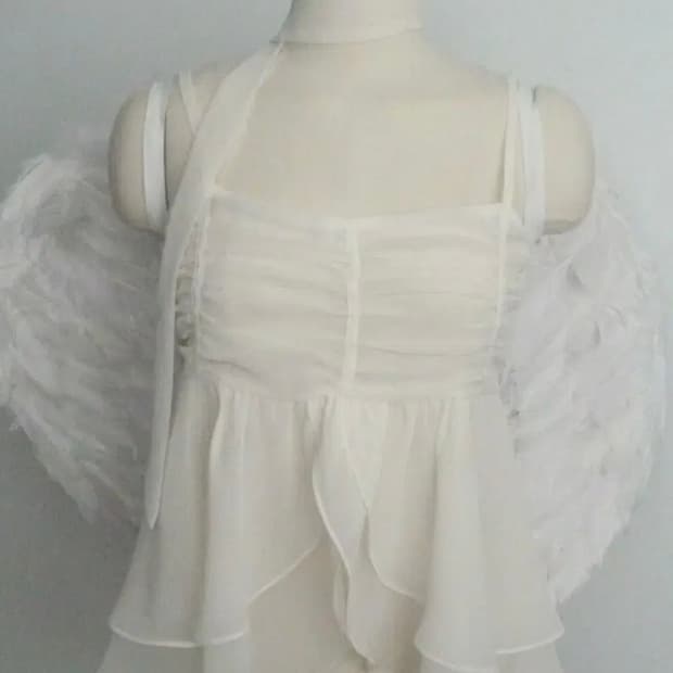 엔넘파 튤립 슬리브리스 크림