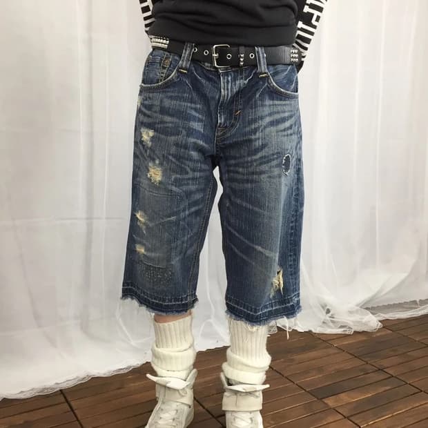 EDWIN Blue Trip 503 Denim Shorts