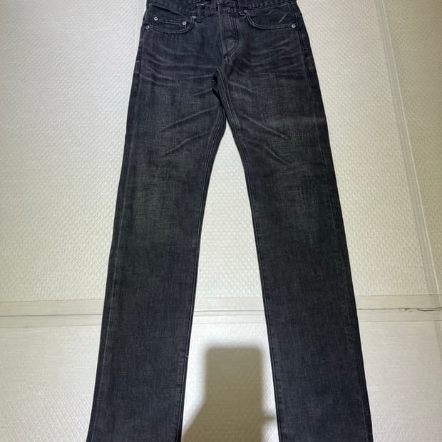 디올옴므 / 에디진 블랙 흑청 데님 팬츠 / 28