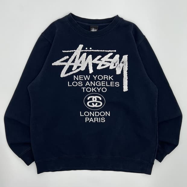 스투시 월드투어 맨투맨