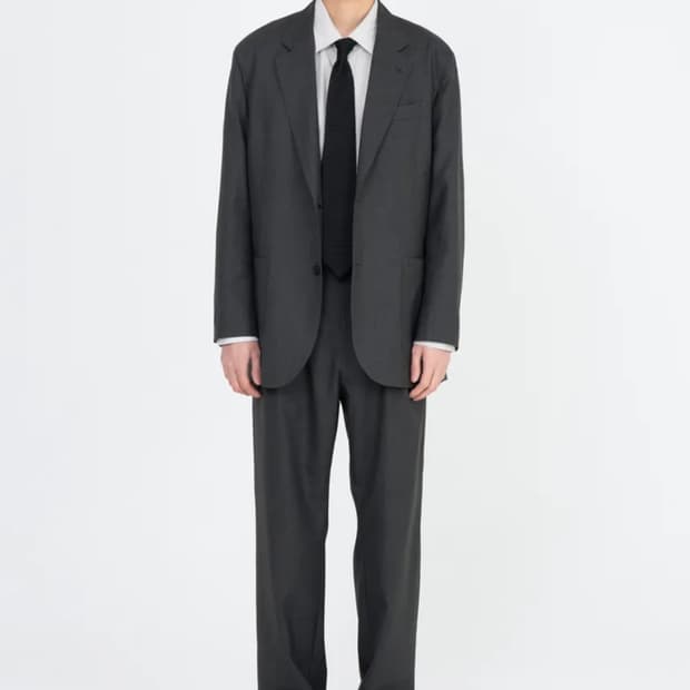 (새상품)브라운야드 25ss 울 스포츠 코트(차콜) 5사이즈 판매