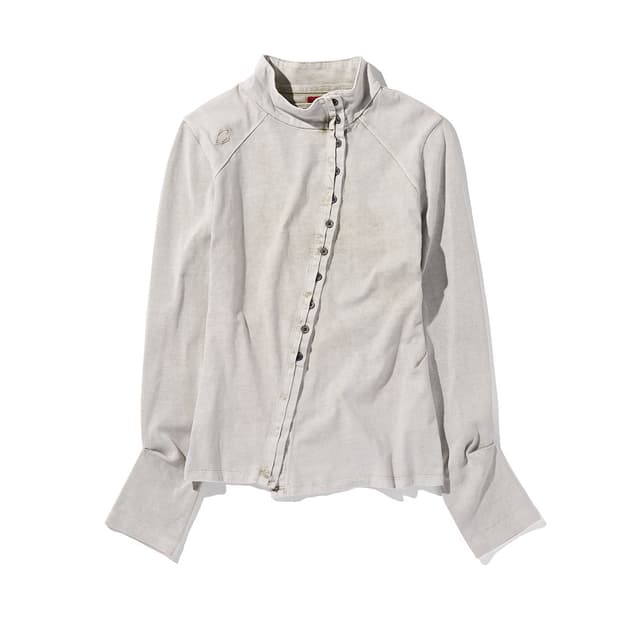 미스치프 WASHED JERSEY SHIRT_LIGHT BEIG