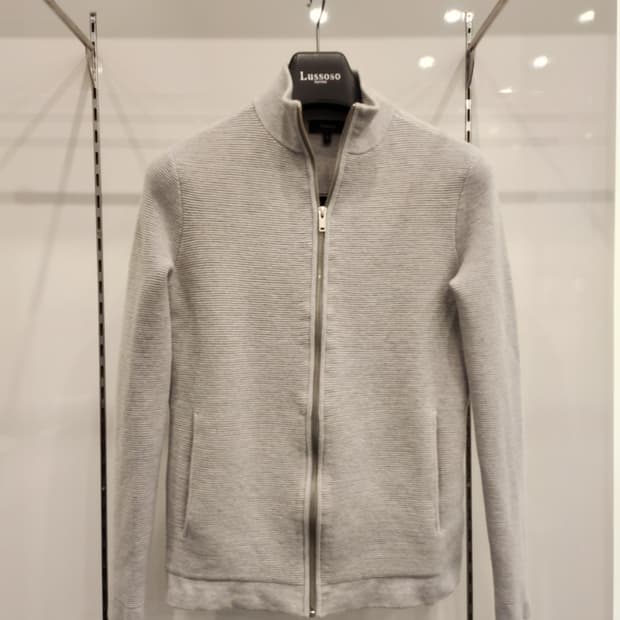 띠어리 풀집업 가디건 