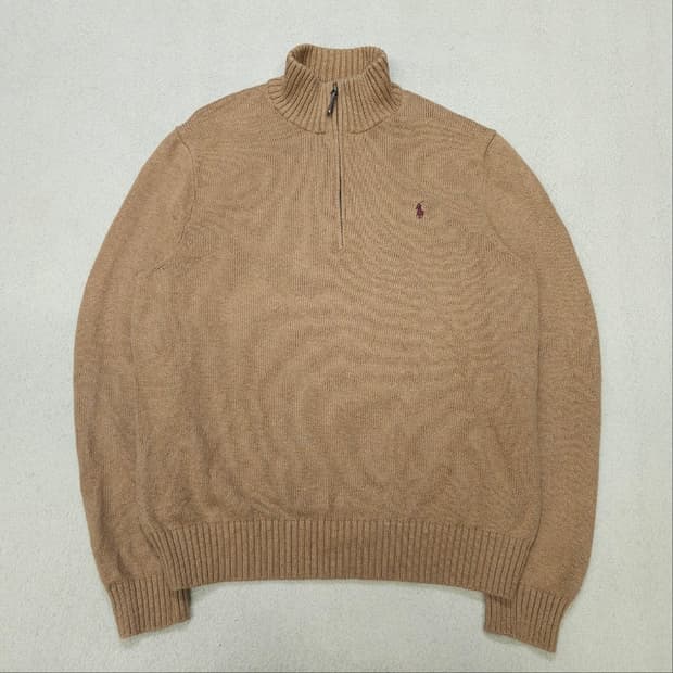폴로 랄프 로렌 신형 반집업 니트 L