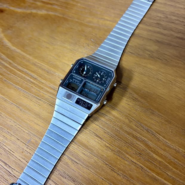 CITIZEN ANA-DIGI TEMP 복각 모델