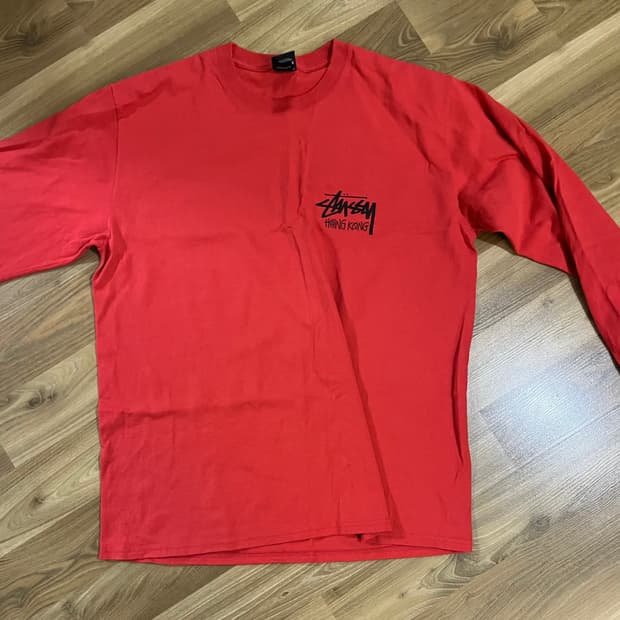 스투시 홍콩 롱슬리브 L