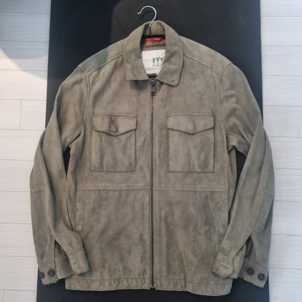 헨리코튼 스웨이드자켓