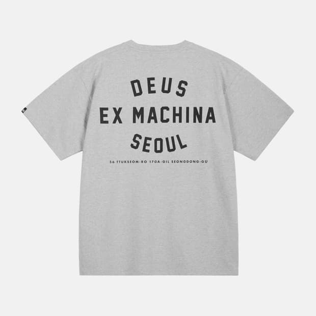 데우스 엑스 마키나 서울 반팔 그레이 XL