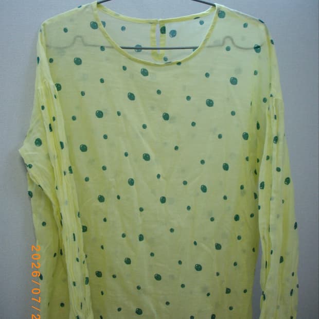 japanese vintage 도트 상의